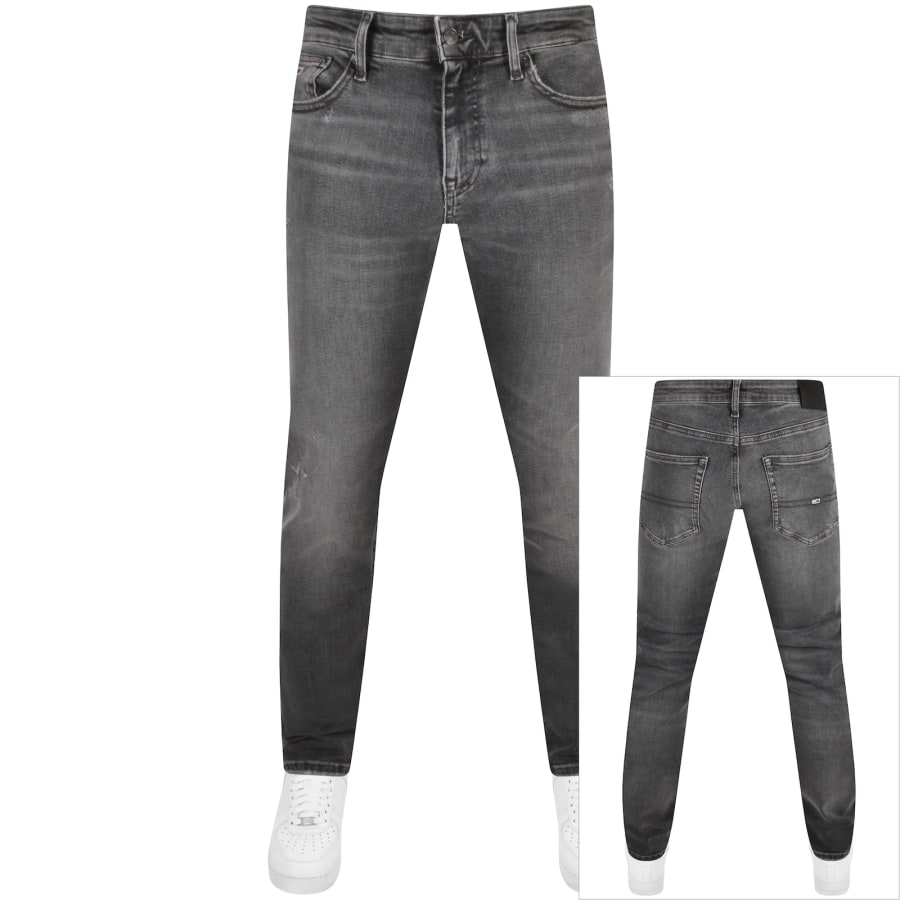 Tommy Jeans Scanton Slim Jeans Light Wash Black Mainline Menswear United States